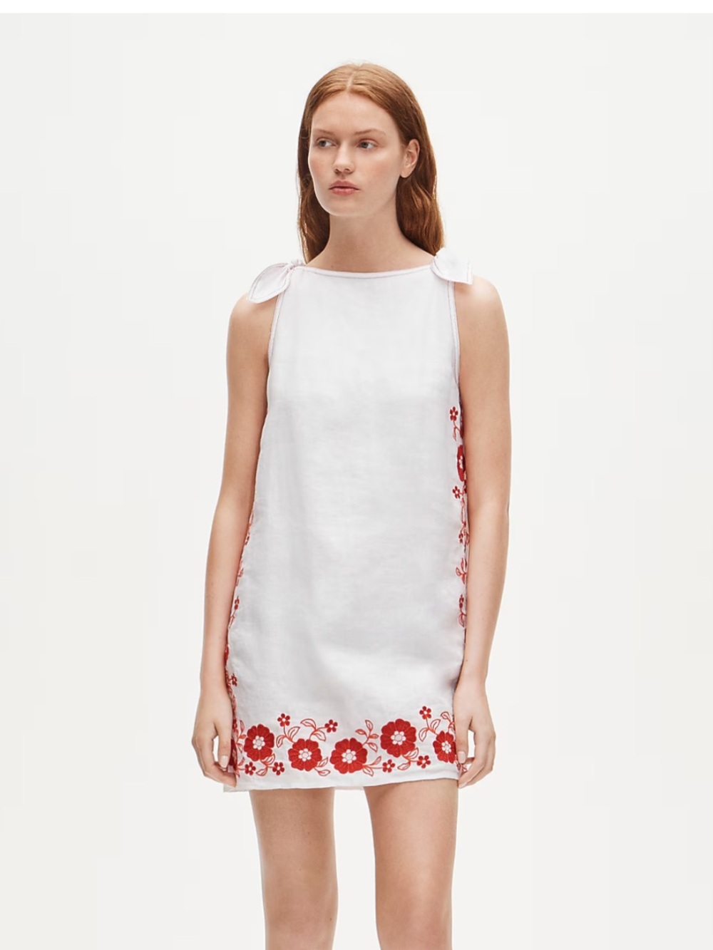 J. Crew Women’s Sadie mini dress in embroidered linen